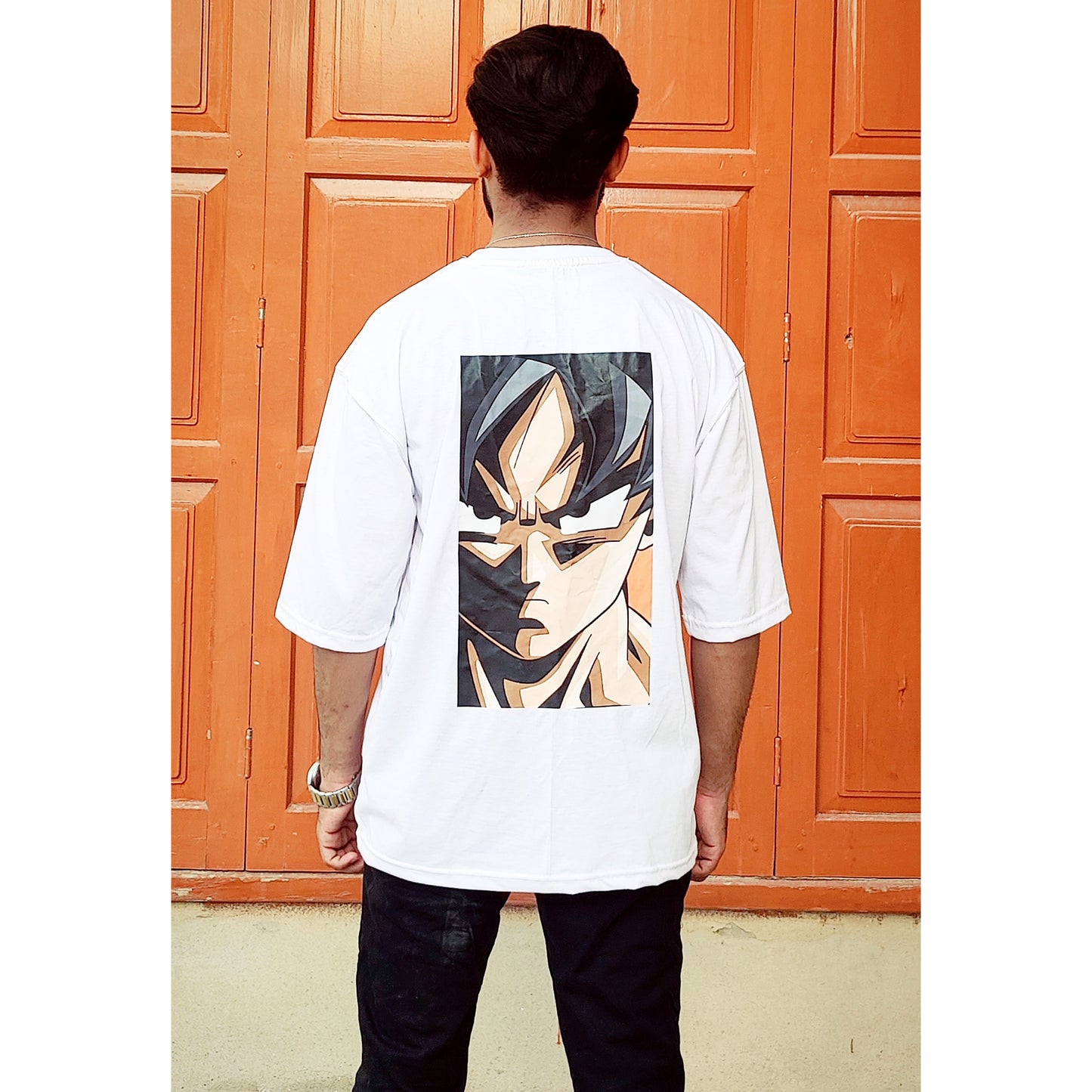 Drop Shoulder Shirts (White)