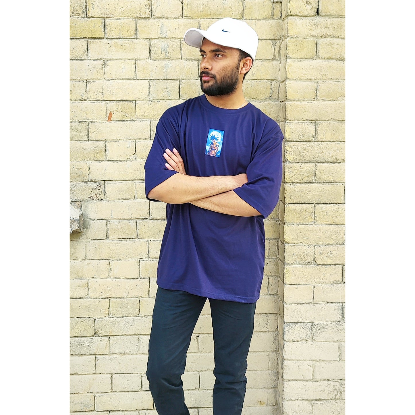 Drop Shoulder Shirts (Blue)
