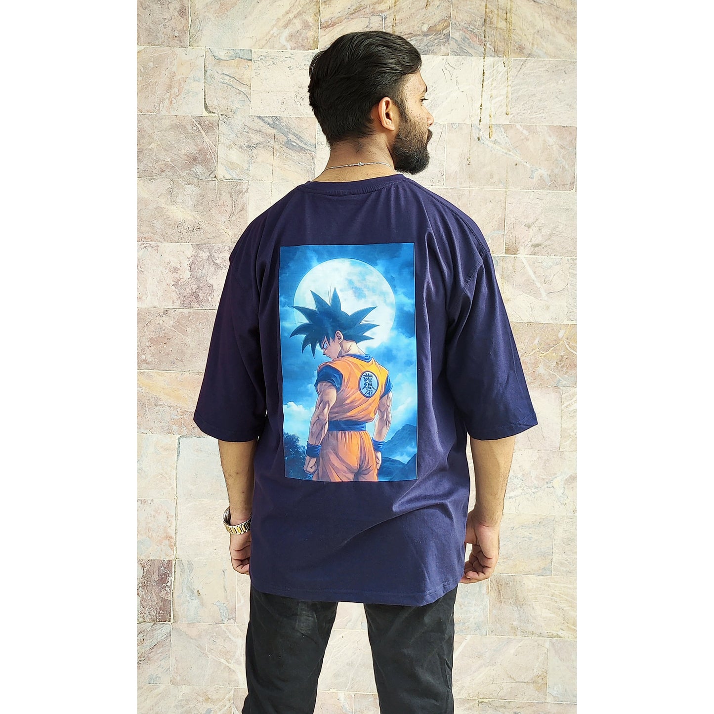 Drop Shoulder Shirts (Blue)