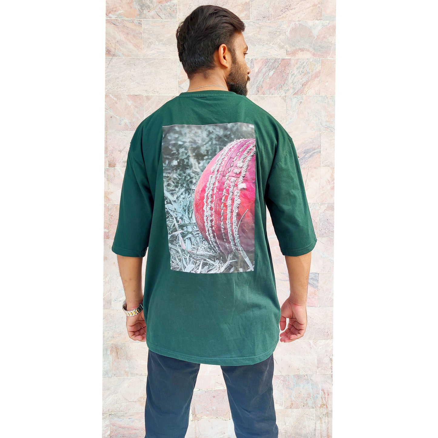 Drop Shoulder Shirts (Green)