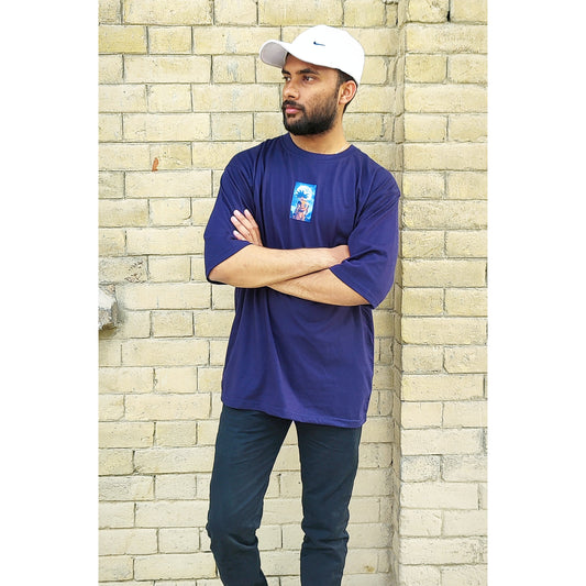 Drop Shoulder Shirts (Blue)
