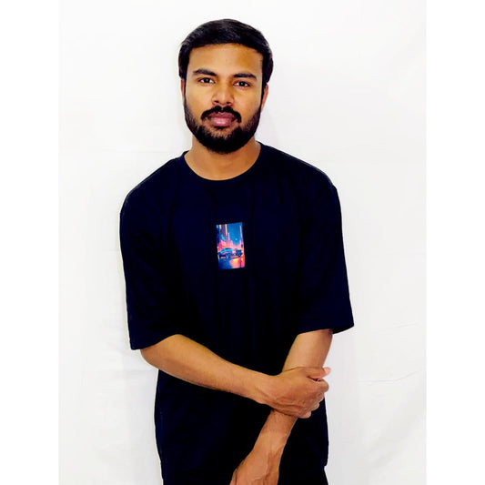 Drop Shoulder Shirts (Black)