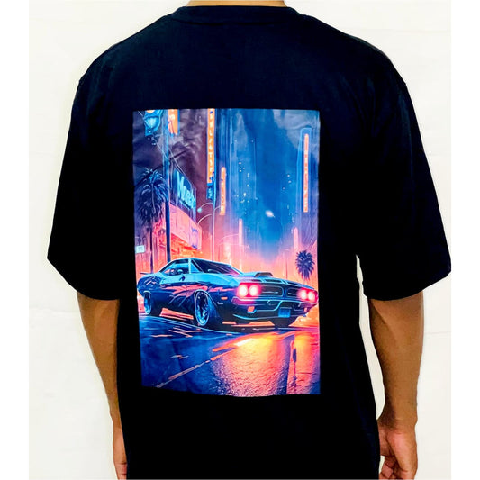 Drop Shoulder Shirts (Black)