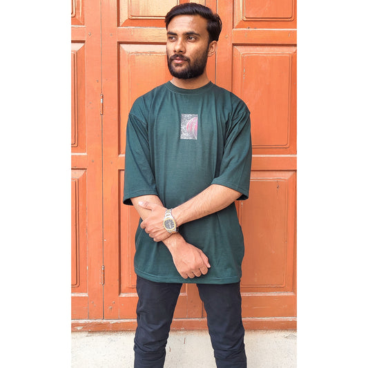 Drop Shoulder Shirts (Green)