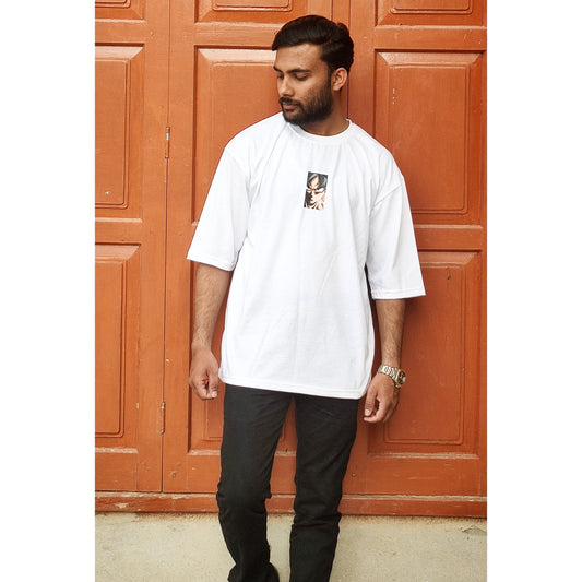 Drop Shoulder Shirts (White)